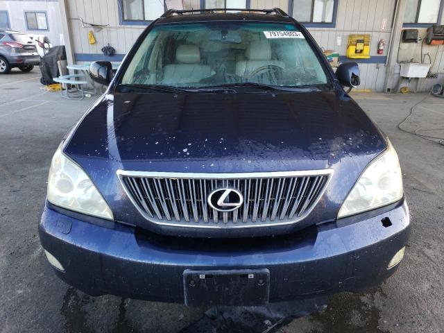 2T2GK31U07C015735 - 2007 LEXUS RX 350 BLUE photo 5