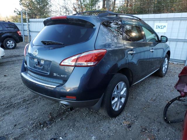 JN8AZ1MW0DW312762 - 2013 NISSAN MURANO S BLUE photo 3