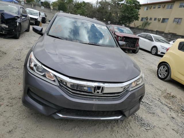 1HGCR2F34HA222385 - 2017 HONDA ACCORD LX GRAY photo 5