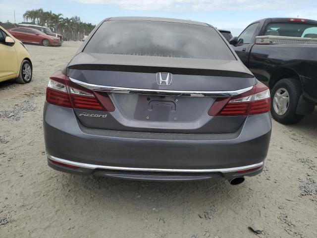 1HGCR2F34HA222385 - 2017 HONDA ACCORD LX GRAY photo 6