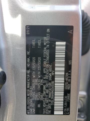 5TDLZRAHXMS049396 - 2021 TOYOTA HIGHLANDER XSE GRAY photo 13