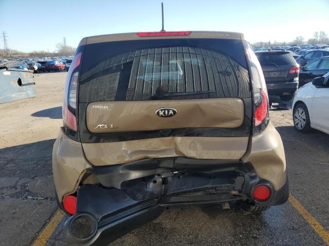 KNDJN2A22G7308029 - 2016 KIA SOUL BROWN photo 6