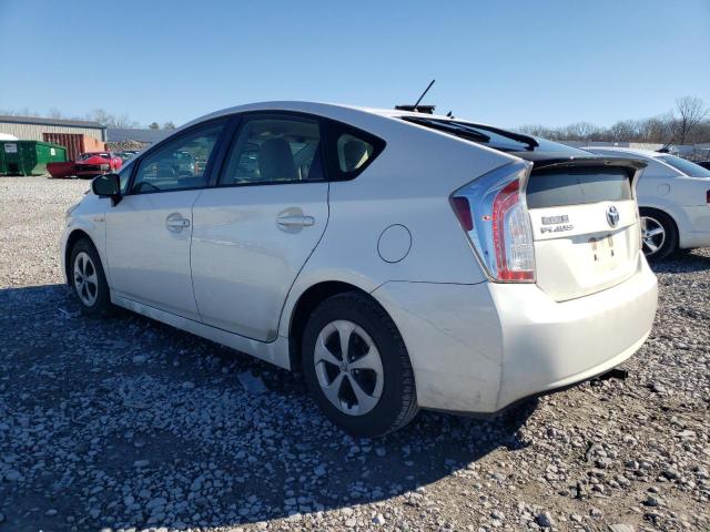 JTDKN3DU0D5604455 - 2013 TOYOTA PRIUS WHITE photo 2