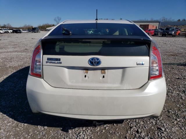 JTDKN3DU0D5604455 - 2013 TOYOTA PRIUS WHITE photo 6