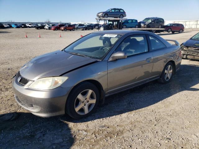 1HGEM21914L073550 - 2004 HONDA CIVIC EX SILVER photo 1