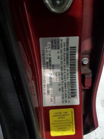 3MYDLBYV2JY315251 - 2018 TOYOTA YARIS IA RED photo 12