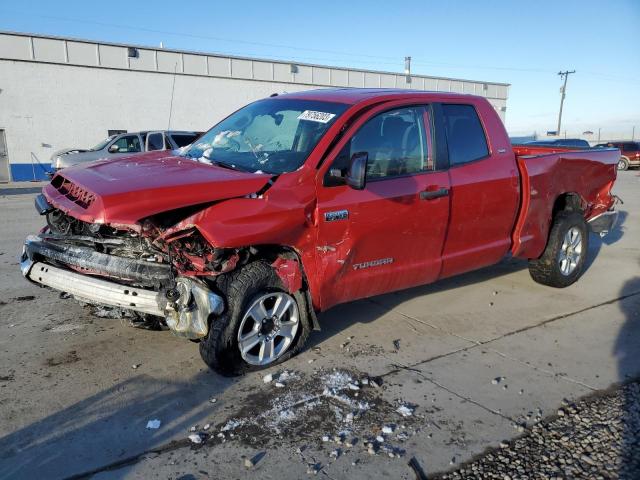 5TFUY5F13EX361101 - 2014 TOYOTA TUNDRA DOUBLE CAB SR/SR5 RED photo 1