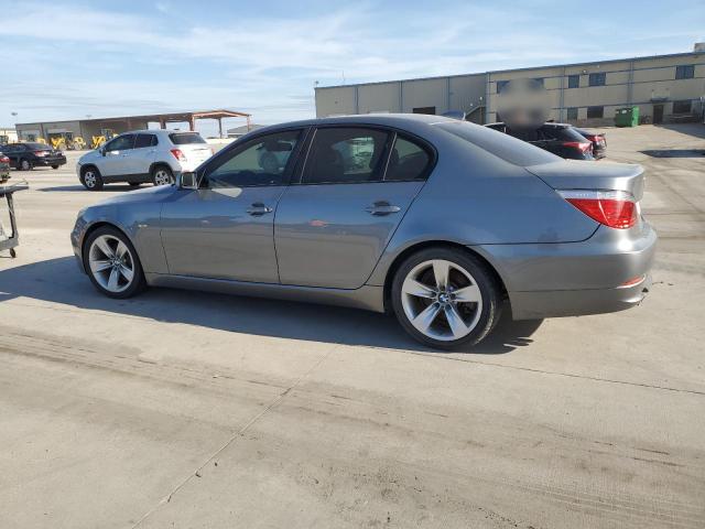 WBANU5C51AC127772 - 2010 BMW 5 SERIES I SILVER photo 2
