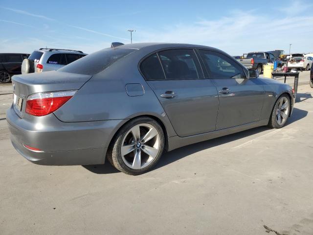 WBANU5C51AC127772 - 2010 BMW 5 SERIES I SILVER photo 3