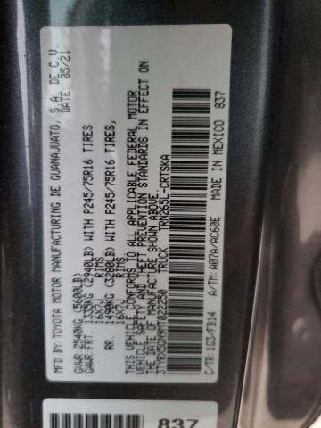 3TYRX5GN9MT022250 - 2021 TOYOTA TACOMA ACCESS CAB ნაცრისფერი ფოტო 12