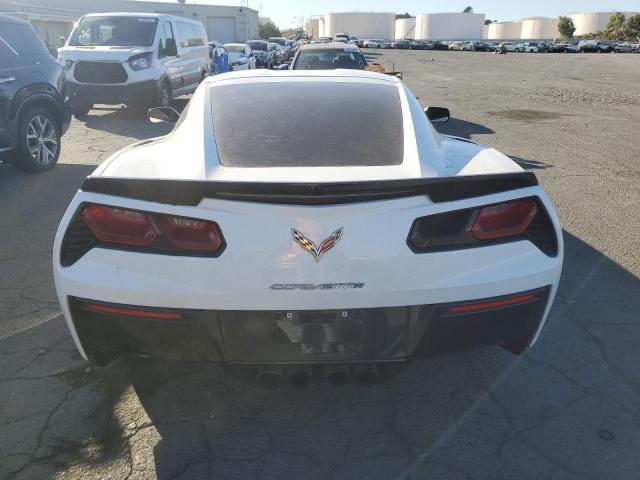 1G1YB2D79H5100279 - 2017 CHEVROLET CORVETTE STINGRAY 1LT WHITE photo 6