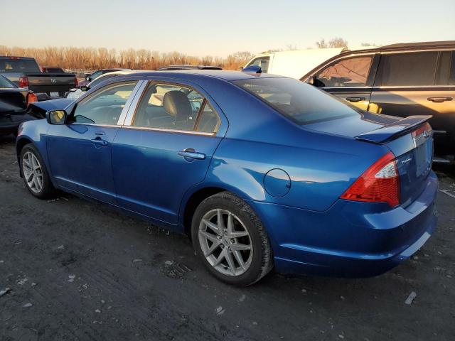 3FAHP0JA2CR124996 - 2012 FORD FUSION SEL BLUE photo 2