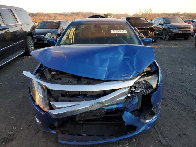 3FAHP0JA2CR124996 - 2012 FORD FUSION SEL BLUE photo 5