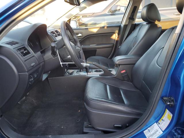 3FAHP0JA2CR124996 - 2012 FORD FUSION SEL BLUE photo 7