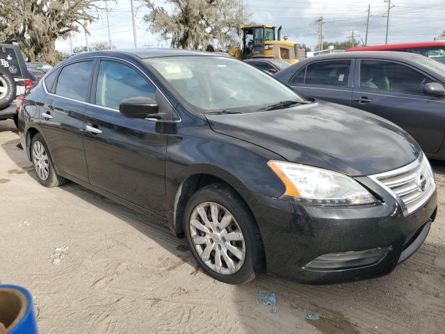 3N1AB7AP2DL786401 - 2013 NISSAN SENTRA S BLACK photo 4