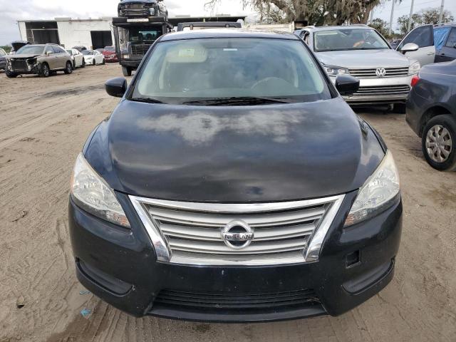 3N1AB7AP2DL786401 - 2013 NISSAN SENTRA S BLACK photo 5