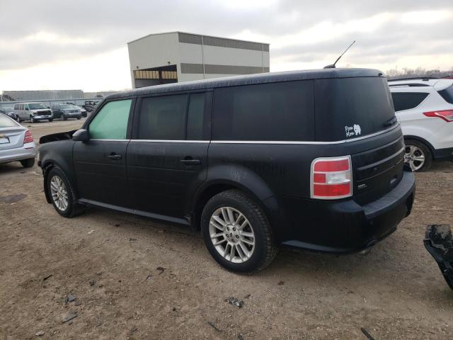 2FMGK5C86EBD02398 - 2014 FORD FLEX SEL BLACK photo 2