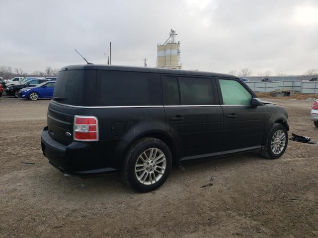 2FMGK5C86EBD02398 - 2014 FORD FLEX SEL BLACK photo 3