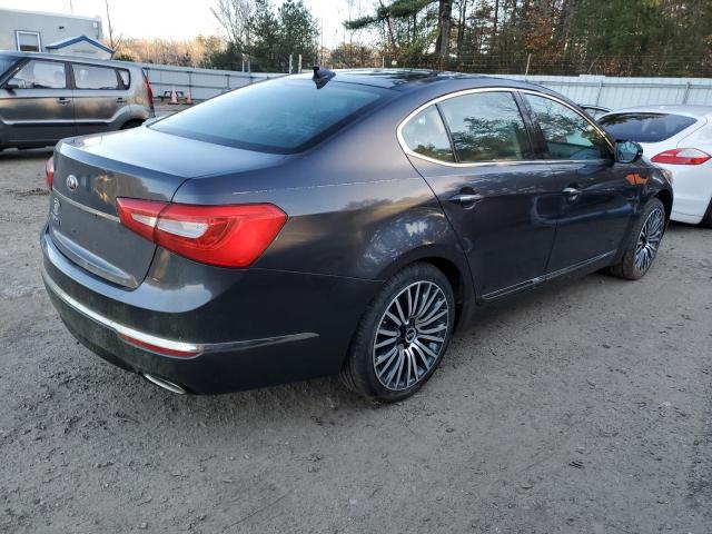 KNALN4D73F5181455 - 2015 KIA CADENZA PREMIUM GRAY photo 3