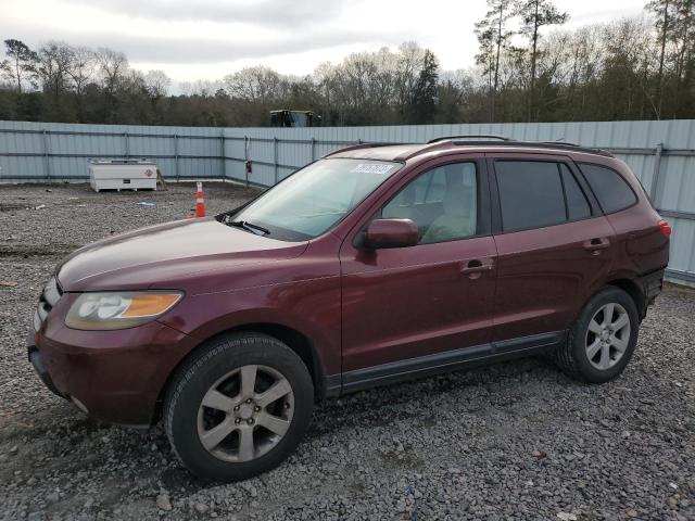 5NMSH13E97H069780 - 2007 HYUNDAI SANTA FE SE MAROON photo 1