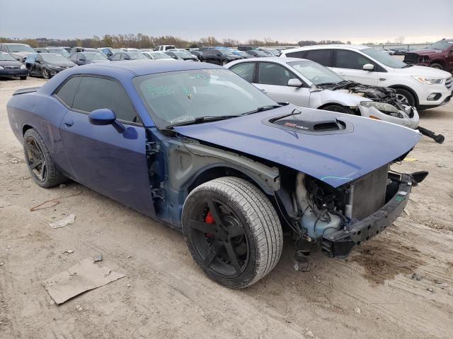 2C3CDZFJ1JH333783 - 2018 DODGE CHALLENGER R/T 392 BLUE photo 4