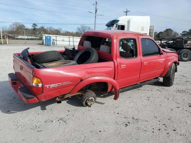 5TEGM92N74Z309177 - 2004 TOYOTA TACOMA DOUBLE CAB PRERUNNER RED photo 3