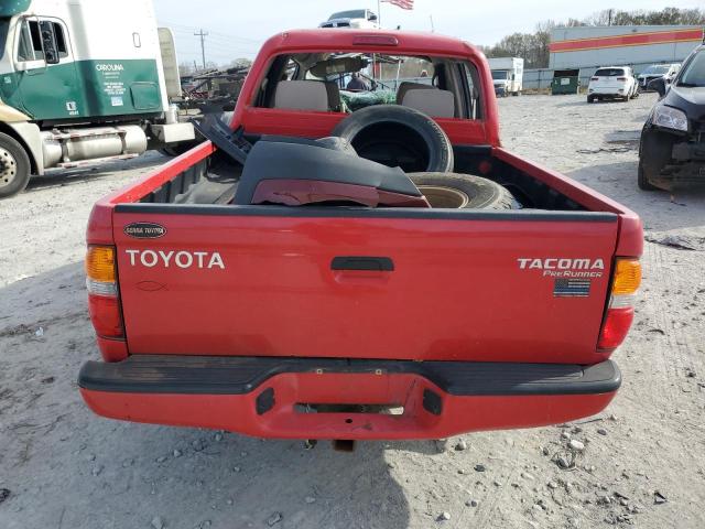 5TEGM92N74Z309177 - 2004 TOYOTA TACOMA DOUBLE CAB PRERUNNER RED photo 6