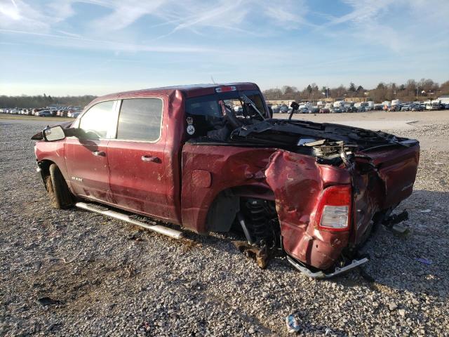 1C6SRFFTXLN328057 - 2020 RAM 1500 BIG HORN/LONE STAR BURGUNDY photo 2