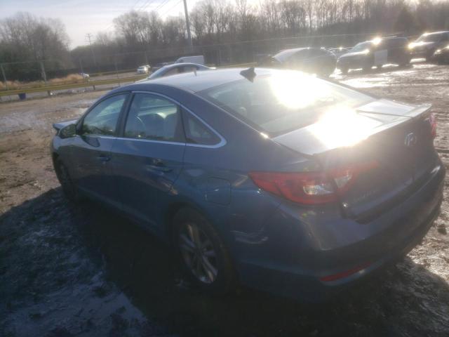 5NPE24AF2HH541611 - 2017 HYUNDAI SONATA SE BLUE photo 2