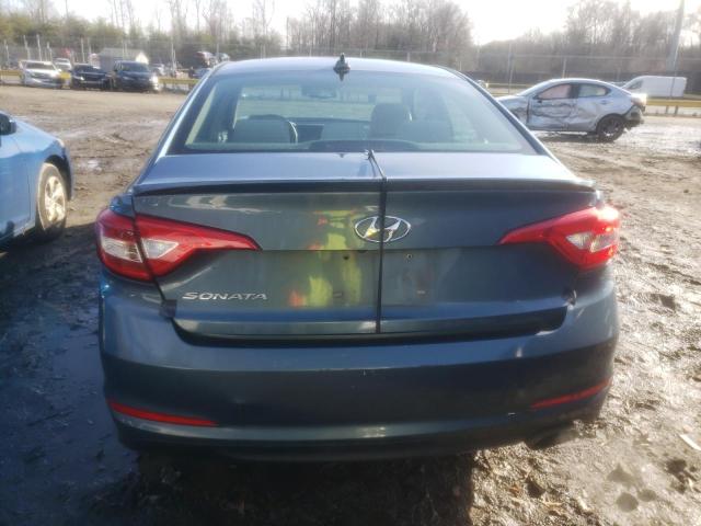 5NPE24AF2HH541611 - 2017 HYUNDAI SONATA SE BLUE photo 6