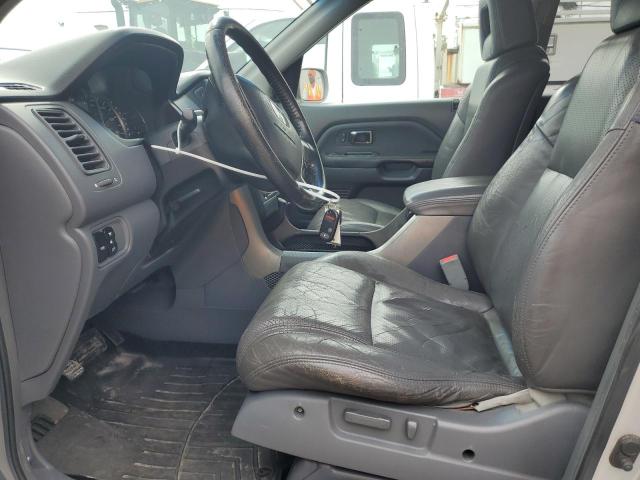 2HKYF18574H565149 - 2004 HONDA PILOT EXL SILVER photo 7