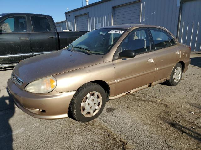 KNADC123316074045 - 2001 KIA RIO TAN photo 1