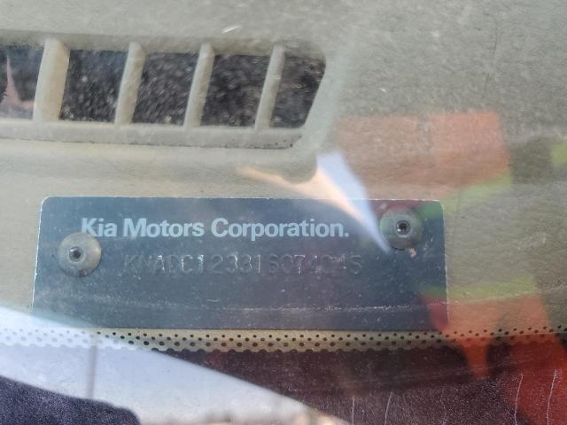 KNADC123316074045 - 2001 KIA RIO TAN photo 12