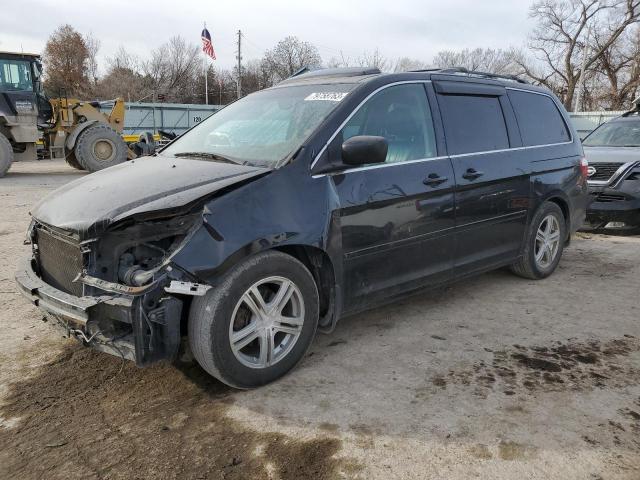 5FNRL38816B115582 - 2006 HONDA ODYSSEY TOURING BLACK photo 1