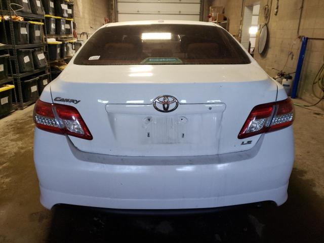 4T1BF3EKXBU726121 - 2011 TOYOTA CAMRY BASE WHITE photo 6