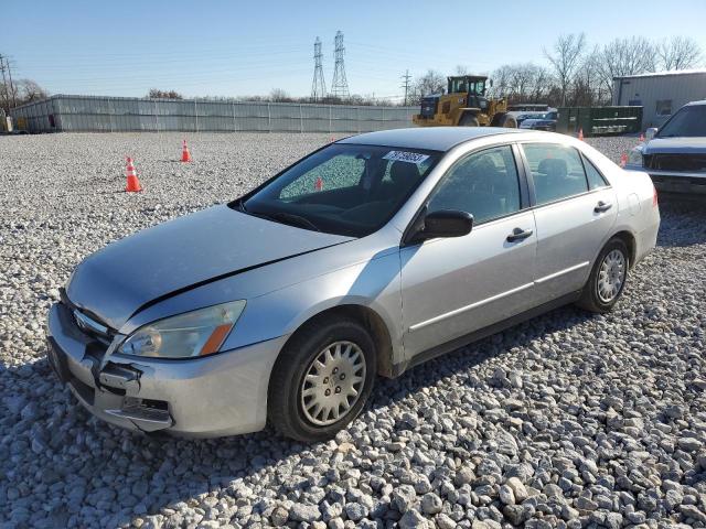 1HGCM561X7A184349 - 2007 HONDA ACCORD VALUE SILVER photo 1