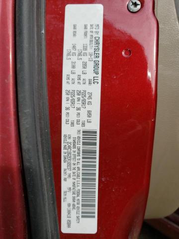 2C4RC1BG2ER169237 - 2014 CHRYSLER TOWN & COU TOURING 勃艮第红 照片 13