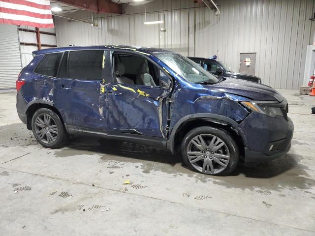 5FNYF8H53LB005120 - 2020 HONDA PASSPORT EXL BLUE photo 4