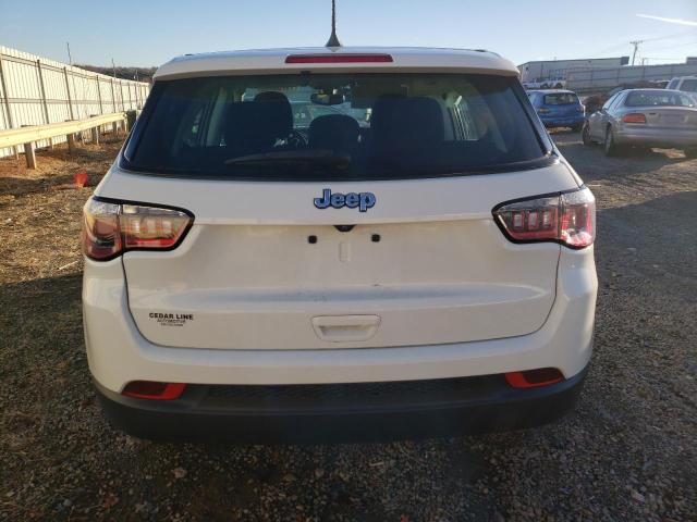 3C4NJDAB2KT850180 - 2019 JEEP COMPASS SPORT WHITE photo 6