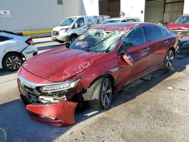 1HGCV2F98JA028061 - 2018 HONDA ACCORD TOURING RED photo 1