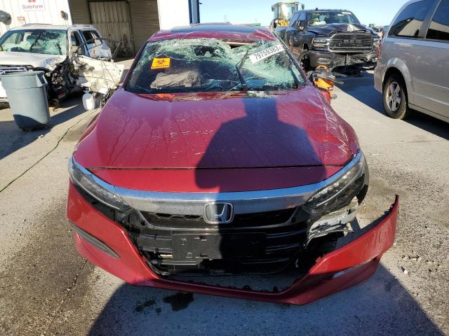 1HGCV2F98JA028061 - 2018 HONDA ACCORD TOURING RED photo 5