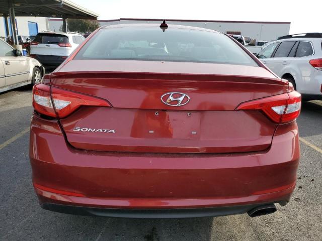 5NPE24AF9GH384609 - 2016 HYUNDAI SONATA SE BURGUNDY photo 6