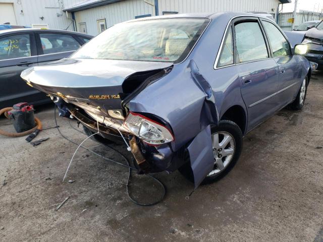 4T1BF28B2YU008660 - 2000 TOYOTA AVALON XL BLUE photo 3