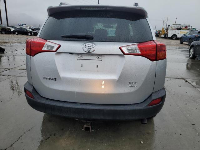 2T3RFREV6DW076001 - 2013 TOYOTA RAV4 XLE SILVER photo 6