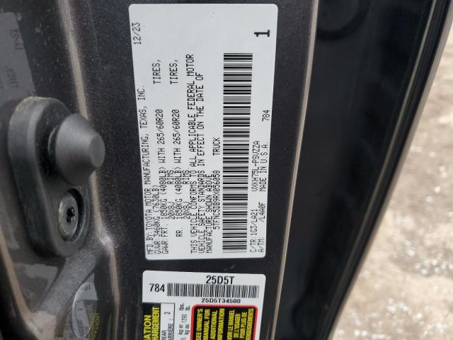 5TFNC5DB9RX056058 - 2024 TOYOTA TUNDRA CREWMAX PLATINUM 石墨色 照片 12