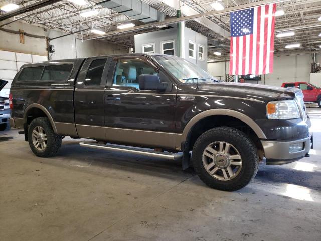 1FTPX14575FA46371 - 2005 FORD F150 GRAY photo 4