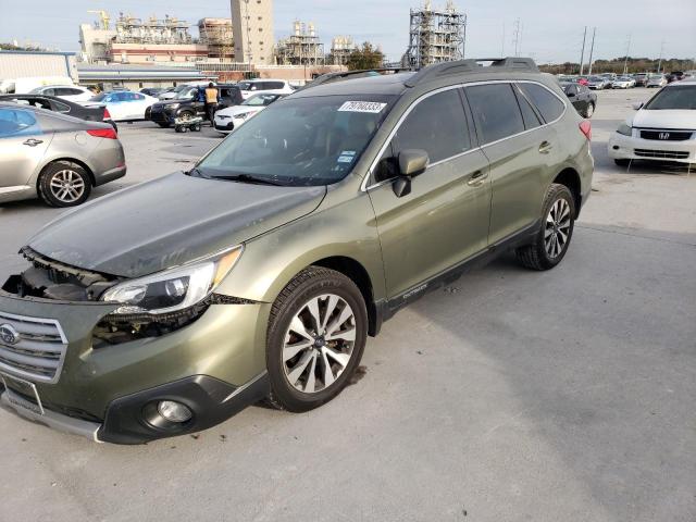 4S4BSBNC4G3218271 - 2016 SUBARU OUTBACK 2.5I LIMITED GREEN photo 1