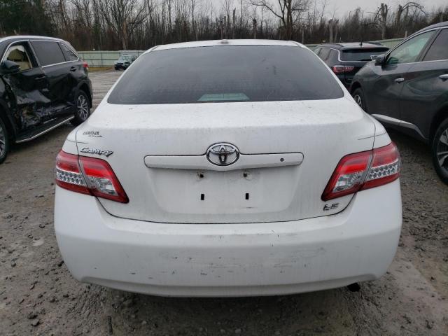 4T1BF3EK5BU744865 - 2011 TOYOTA CAMRY BASE WHITE photo 6