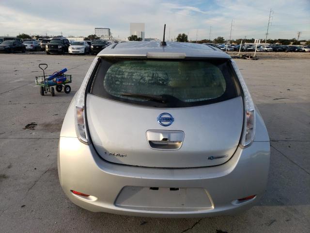 1N4AZ0CP9FC324239 - 2015 NISSAN LEAF S SILVER photo 6