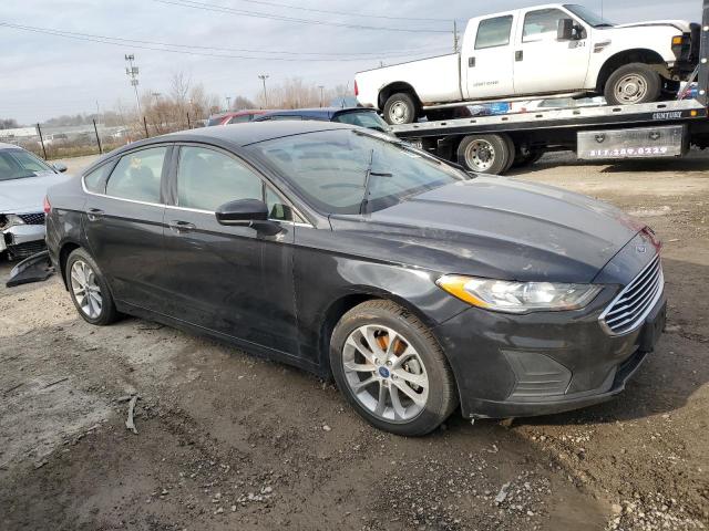 3FA6P0H70KR123328 - 2019 FORD FUSION SE BLACK photo 4